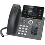 Grandstream IP Phone - Corded - CordedCordless - Wi-Fi Bluetooth - Desktop - 4 x Total Line - VoIP - IEEE 80211abgnac - 2 x - GRP2614