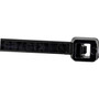 StarTechcom 410cm Cable Ties 7822mm Dia 18lb8kg Tensile Strength Nylon Self Locking Zip Ties UL Listed 100 Pack Black CBMZT4B