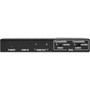 Black Box HDMI 20 4K60 Splitter - 1x2 - 4096 x 2160 - 1 x HDMI In - 2 x HDMI Out - Metal - TAA Compliant VSP-HDMI2-1X2