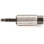 C2G 3.5mm Stereo Male to RCA Female Adapter - 1 - Metallic Silver (40637)