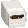 Black Box Snap Fitting - HDMI, Female/Female, Office White - 1 x HDMI Digital Audio/Video Female - 1 x HDMI Digital Audio/Video Female (Fleet Network)