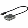 StarTech.com USB C to VGA Adapter, 1080p USB Type-C to VGA Adapter Dongle, USB-C to VGA Monitor/Display Video Converter, 12" Long - to (Fleet Network)