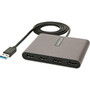 StarTechcom USB-A to HDMI Adapter - 1 Pack - 1 x 9-pin Type A USB 30 USB Male - 4 x HDMI Digital AudioVideo Female - 1920 x 1080 - USB32HD4