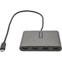 StarTechcom USB-C to HDMI Adapter - 1 Pack - 1 x 24-pin Type C USB 30 USB Male - 4 x HDMI Digital AudioVideo Female - 1920 x 1080 - USBC2HD4