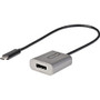 StarTech.com USB-C to DisplayPort Adapter - 1 x 24-pin Type C USB Male - 1 x 20-pin DisplayPort DisplayPort 1.4 Digital Audio/Video - (Fleet Network)