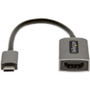StarTech.com USB C to HDMI Adapter Dongle, 4K 60Hz, HDR10, USB-C to HDMI 2.0b Converter, USB Type-C DP Alt Mode to HDMI - USB C to w/ (Fleet Network)