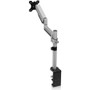 V7 DM1TA-1N Desk Mount for Monitor - Silver - 1 Display(s) Supported - 32" Screen Support - 8 kg Load Capacity (DM1TA-1N)