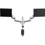 V7 DM1DTA-1N Desk Mount for Monitor - Silver - 2 Display(s) Supported - 32" Screen Support - 15.42 kg Load Capacity (Fleet Network)