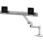 Ergotron Mounting Arm for LCD Monitor - White - 2 Display(s) Supported - 25" Screen Support - 9.98 kg Load Capacity (Fleet Network)