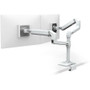 Ergotron Clamp Mount for Monitor - White - 2 Display(s) Supported - 24" Screen Support - 18.14 kg Load Capacity (Fleet Network)