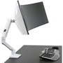 Ergotron Mounting Pivot for Monitor Curved Screen Display Mounting Arm - White - 1 Displays Supported - 49 Screen Support - 1905 98-540-216