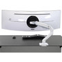 Ergotron Mounting Pivot for Monitor Curved Screen Display Mounting Arm - White - 1 Displays Supported - 49 Screen Support - 1905 98-540-216
