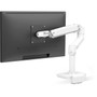 Ergotron Desk Mount for LCD Monitor - White - Yes - 1 Displays Supported - 34 Screen Support - 1134 kg Load Capacity - 75 x 75 x 45-626-216