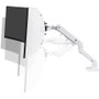 Ergotron Mounting Arm for Monitor, Curved Screen Display, LCD Display - White - Yes - 49" Screen Support - 19.05 kg Load Capacity - x (45-647-216)