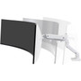 Ergotron Mounting Arm for Monitor Curved Screen Display LCD Display - White - Yes - 49 Screen Support - 1905 kg Load Capacity - x 45-647-216