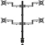 Tripp Lite DDR1327SQFC-1 Clamp Mount for Monitor Flat Panel Display HDTV - Black - 4 Displays Supported - 13 to 27 Screen - 32 - DDR1327SQFC-1