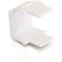 C2G Snap-In Blank Keystone Insert - White (03820)