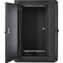 V7 12U Rack Wall Mount Glass Door Enclosure - For LAN Switch, Patch Panel - 12U Rack Height15.35" (389.89 mm) Rack Depth - Wall Floor (RMWC12UG450-1N)