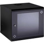 Black Box Wallmount Cabinet - 10U, 22"W x 23.5"D, M6 Square Holes - 10U Rack Height - Wall Mountable - 22.68 kg Maximum Weight - TAA (Fleet Network)