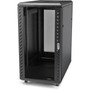 32U 19 Server Rack Cabinet Adjustable Depth 6-32 inch Flat Pack Lockable 4-Post NetworkData Rack Enclosure with Casters - 32U - - RK3236BKF