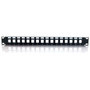 C2G 16 port Blank KeystoneMultimedia Patch Panel - 16 - 16 Ports - 16 x RJ-11 - 1U High - 19 Wide 03858