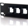 C2G 16 port Blank KeystoneMultimedia Patch Panel - 16 - 16 Ports - 16 x RJ-11 - 1U High - 19 Wide 03858
