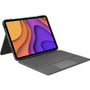 Logitech Folio Touch Keyboard/Cover Case (Folio) Apple, Logitech iPad Air (4th Generation) Tablet - Oxford Gray - Scuff Resistant, - - (Fleet Network)