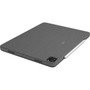 Logitech Combo Touch KeyboardCover Case for 129 Apple Logitech iPad Pro 5th Generation Tablet - Oxford Gray - Scrape Resistant 920-010097