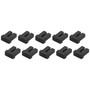 StarTech.com LC SFP Dust Covers - 10 Pack - Fiber Optic Dust Caps - SFP Port Cover - Protect your network switches from dust and by up (SFPLCCAP10)