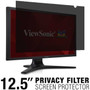ViewSonic Privacy Screen Filter Black - For 12.5" Widescreen Notebook - Scratch Resistant - Anti-glare - 1 Pack (VSPF1250)