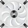 Corsair iCUE QL120 RGB 120mm PWM White Fan - Triple Fan Kit With Lighting Node CORE - 3 Pack - 4.72" (120 mm) Maximum Fan Diameter - - (CO-9050104-WW)