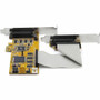 StarTech.com 8-Port PCI Express RS232 Serial Adapter Card -PCIe to Serial DB9 Controller 16C1050 UART - Low Profile - 15kV ESD - - 8 - (PEX8S1050LP)