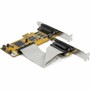 StarTechcom 8-Port PCI Express RS232 Serial Adapter Card -PCIe to Serial DB9 Controller 16C1050 UART - Low Profile - 15kV ESD - - 8 - PEX8S1050LP
