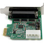 StarTech.com 4-port PCI Express RS232 Serial Adapter Card - PCIe Serial DB9 Controller Card 16950 UART - Low Profile - Windows/Linux - (PEX4S953LP)