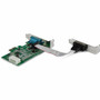 StarTech.com 2-port PCI Express RS232 Serial Adapter Card - PCIe Serial DB9 Controller Card 16950 UART - Low Profile - Windows and - - (Fleet Network)