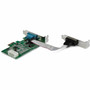 StarTechcom 2-port PCI Express RS232 Serial Adapter Card - PCIe Serial DB9 Controller Card 16950 UART - Low Profile - Windows and - - PEX2S953LP