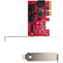 SATA PCIe Card, 6 Port PCIe SATA Expansion Card, 6Gbps SATA Adapter, Stacked SATA Connectors, PCI Express to SATA Converter - SATA III (6P6G-PCIE-SATA-CARD)