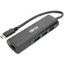 Tripp Lite 4-Port USB 3.1 Hub, 4x USB-A, Thunderbolt-Black - USB Type C - External - 4 USB Port(s) - 4 USB 3.1 Port(s) - PC, Mac (Fleet Network)