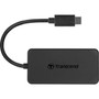 Transcend USB Type-C 4-Port Hub - USB Type C - 4 USB Ports - 4 USB 31 Ports - PC Mac Linux TS-HUB2C
