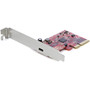 StarTechcom USB 32 Gen 2x2 PCIe Card - USB-C 20Gbps PCI Express 30 x4 Controller - USB Type-C Add-On PCIe Expansion Card - 1-Port - PEXUSB321C