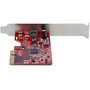 StarTechcom USB 32 Gen 2x2 PCIe Card - USB-C 20Gbps PCI Express 30 x4 Controller - USB Type-C Add-On PCIe Expansion Card - 1-Port - PEXUSB321C