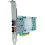 Axiom 10Gbs Dual Port SFP+ PCIe x8 NIC for QLogic w/Transceivers - QLE3242-SR-CK - 10Gbs Dual Port SFP+ PCIe x8 NIC Card (Fleet Network)