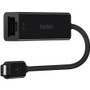 Belkin Gigabit Ethernet Card - USB Type C - 1 Port(s) - 1 - Twisted Pair - 10/100/1000Base-T - Portable (Fleet Network)