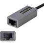 StarTechcom USB to Ethernet Adapter USB 30 to 101001000 Gigabit Ethernet LAN Adapter 118in30cm Attached Cable USB to RJ45 - - USB31000S2