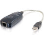 C2G JETLan USB 2.0 Fast Ethernet Adapter - USB - 1 x RJ-45 - 10/100Base-TX (Fleet Network)