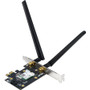 Asus PCE-AX3000 IEEE 802.11ax Bluetooth 5.0 Wi-Fi/Bluetooth Combo Adapter - PCI Express x1 - 3 Gbit/s - 2.40 GHz ISM - 5 GHz UNII - (Fleet Network)