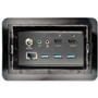 StarTech.com Conference Room Docking Station, In-Table Universal Laptop Dock, HDMI/60W PD/USB Hub/GbE/Audio, Huddle/Boardroom - 120 V (KITBZDOCK)