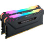 Corsair Vengeance RGB Pro 16GB (2 x 8GB) DDR4 SDRAM Memory Kit - 16 GB (2 x 8GB) - DDR4-3200/PC4-25600 DDR4 SDRAM - 3200 MHz - CL16 - (CMW16GX4M2C3200C16)