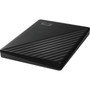 WD My Passport WDBYVG0010BBK-WESN 1 TB Portable Hard Drive - External - Black - USB 30 - 256-bit Encryption Standard - 3 Year - WDBYVG0010BBK-WESN