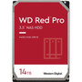 Western Digital Red Pro WD141KFGX 14 TB Hard Drive - 35 Internal - SATA SATA600 - Conventional Magnetic Recording CMR Method - WD141KFGX